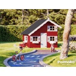 Casuta de Joaca Tom Palmako PlayHouse 5,1 m2 - Casa etajata pe 2 nivele pentru copii